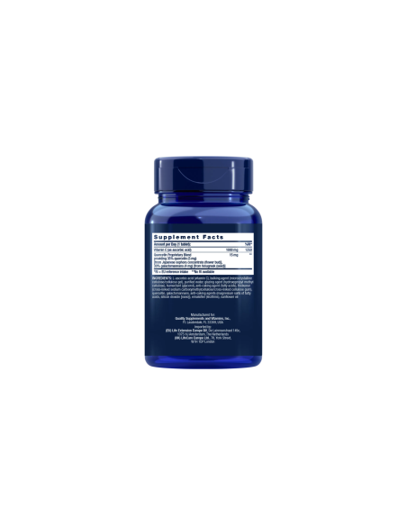 Vitamin C and Quercetin - 60 vegetarian tablets | Life Extension