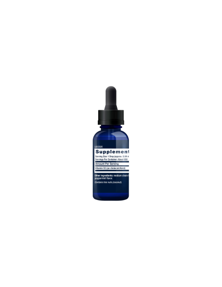 Liquid Vitamin D3, Mint - 29,57 ml | Life Extension