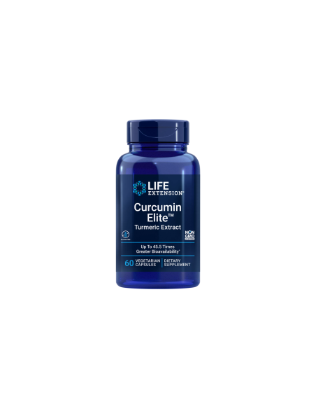 Curcumin Elite™ Turmeric Extract, EU - 60 vegetarian capsules | Life Extension