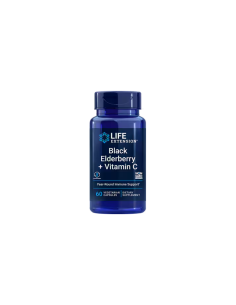 Black Elderberry + Vitamin C - 60 vegetarian capsules |...