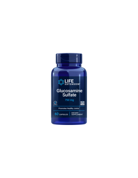 Glucosamine Sulfate, 750 mg - 60 capsules | Life Extension