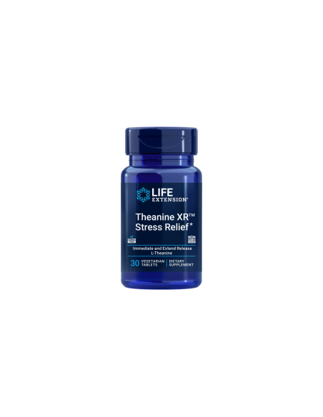 Theanine XR™ Stress Relief - 30 vegetarian tablets | Life Extension