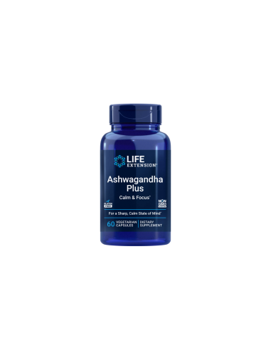 Ashwagandha Plus Calm & Focus - 60 vegetarian...