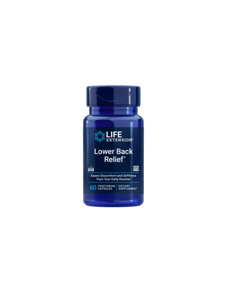 Lower Back Relief, 60 vegetarian capsules | Life Extension