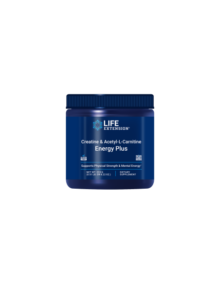 Creatine & Acetyl-L-Carnitine Energy Plus, 233 g | Life Extension