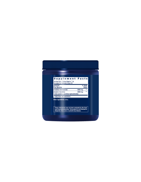 Creatine & Acetyl-L-Carnitine Energy Plus, 233 g | Life Extension