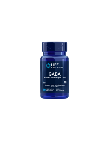 GABA, 60 vegetarian capsules | Life Extension