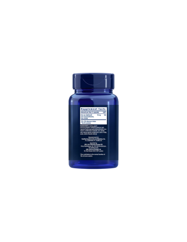 Zinc Caps 15 mg, EU - 150 vegetarian capsules - Life Extension - back label