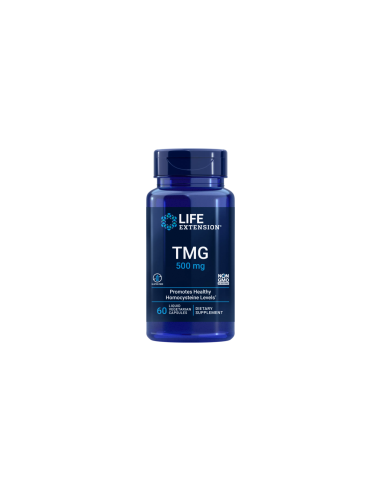 TMG - 60 liquid vegetarian capsules - Life Extension - front image