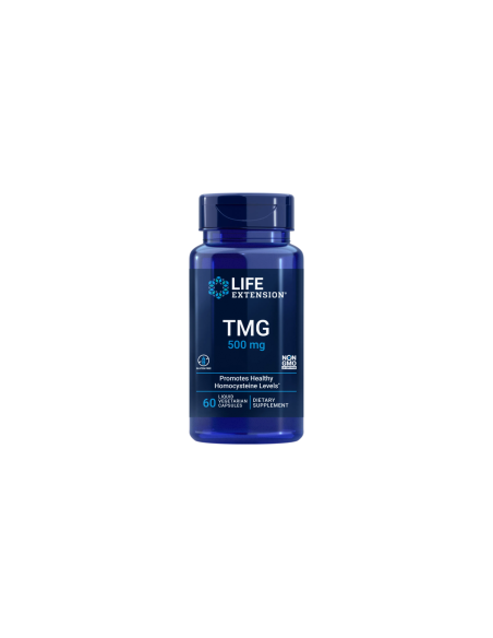 TMG - 60 liquid vegetarian capsules - Life Extension - front image