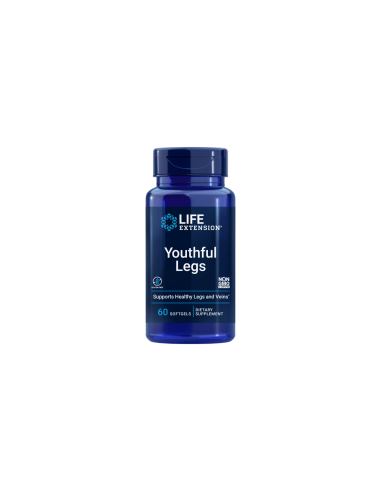 Youthful Legs - 60 softgels - Life Extension - front image