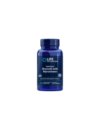 Optimized Broccoli with Myrosinase - 30 vegetarian capsules - Life Extension - front image