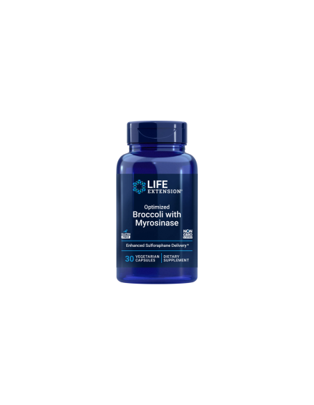 Optimized Broccoli with Myrosinase - 30 vegetarian capsules - Life Extension - front image