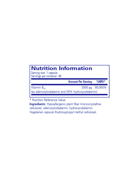B12 Adenosyl Hydroxy - 90 capsules | Pure Encapsulations