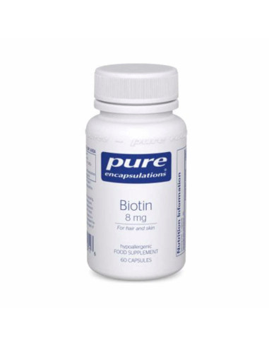 Biotin 8 mg - 60 Capsules – product image 1 – Pure Encapsulations
