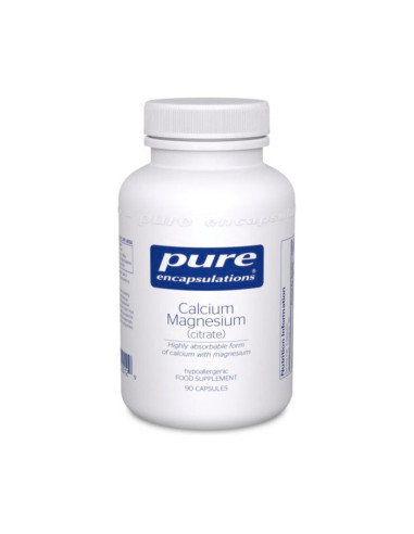 Calcium Magnésium (citrate) – 90 gélules – Pure Encapsulations