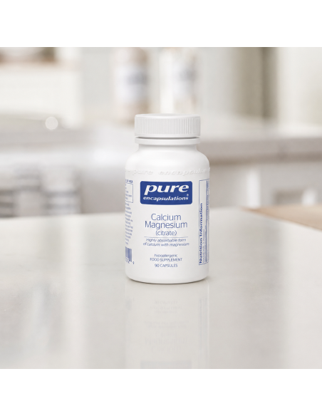 Calcium Magnesium (citrate) - 90 Capsules – product image 3 – Pure Encapsulations