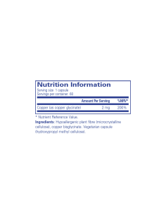 Copper Glycinate - 60 Capsules – product image 1 – Pure Encapsulations 2