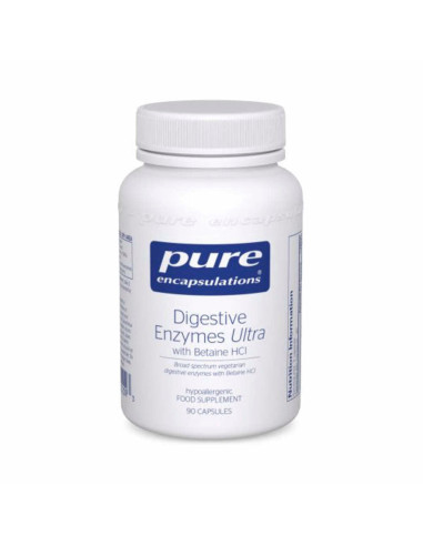 Digestive Enzymes Ultra with Betaine HCl - 90 Capsules – product image 1 – Pure Encapsulations