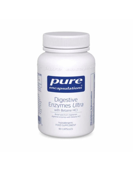 Digestive Enzymes Ultra with Betaine HCl - 90 Capsules – product image 1 – Pure Encapsulations