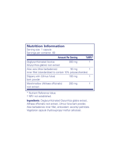 DGL Plus – 60 cápsulas | Pure Encapsulations 2
