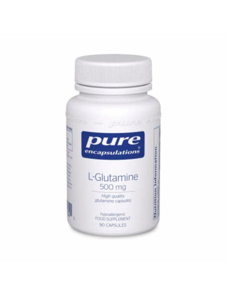 L-Glutamine 500mg - 90 Capsules – product image 1 – Pure Encapsulations