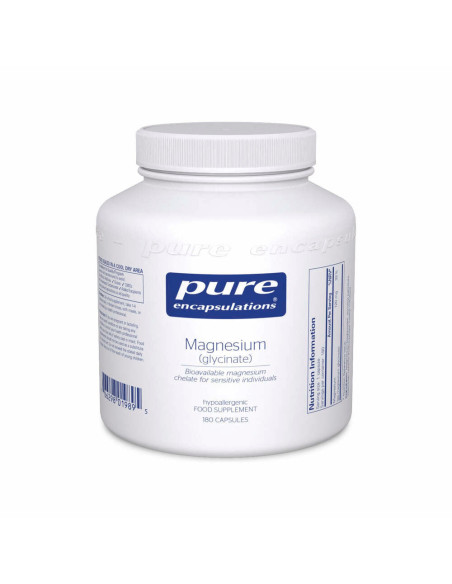 Magnesium Glycinate - 180 Capsules – product image 1 – Pure Encapsulations