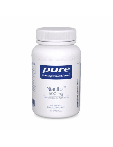 Niacitol 500mg - 60 Capsules – product image 1 – Pure Encapsulations