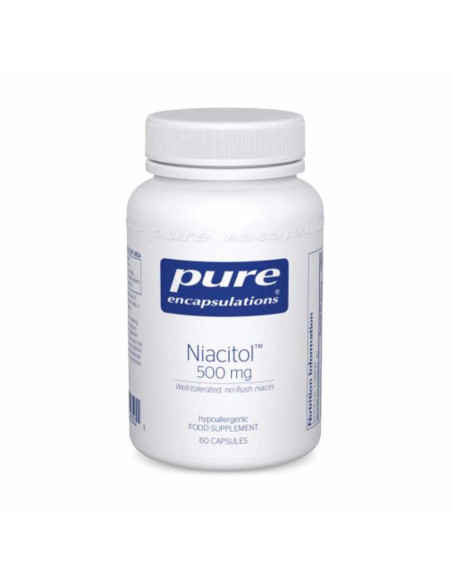 Niacitol 500mg - 60 Capsules – product image 1 – Pure Encapsulations