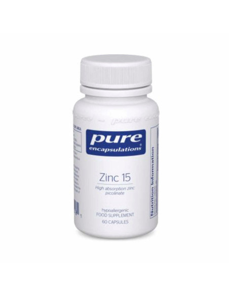 Zinc 15 - 60 Capsules | Pure Encapsulations