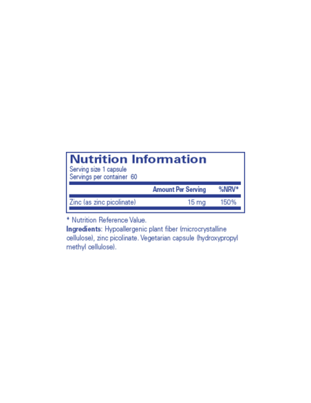 Zinc 15 - 60 Capsules | Pure Encapsulations