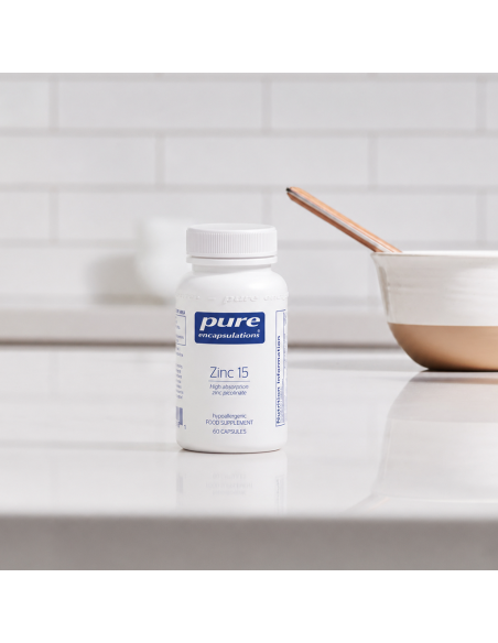 Zinc 15 - 60 Capsules | Pure Encapsulations