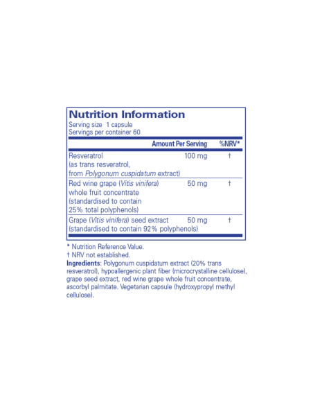 Resveratrol Extra - 60 Capsules | Pure Encapsulations