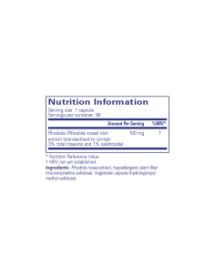 Rhodiola Rosea - 90 Capsules – product image 1 – Pure Encapsulations 2