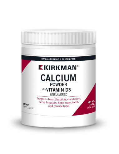 Calcium powder with vitamin D3, unflavoured, 453 g – product image 2