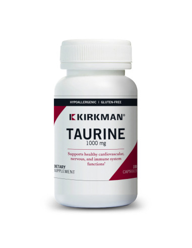 L-Taurine 1000 mg, 100 capsules – officiële productafbeelding