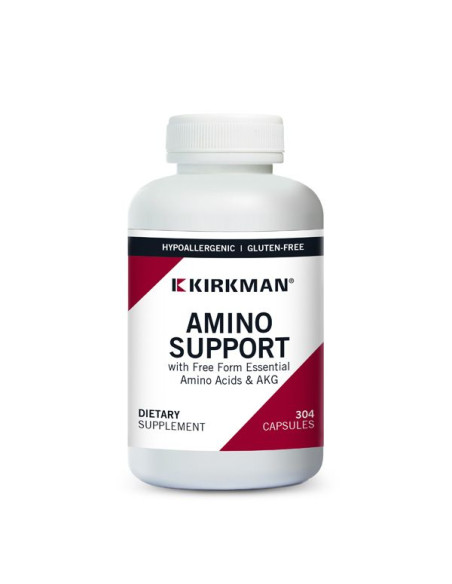 Amino Support met vrije essentiële aminozuren en AKG – 304 capsules | Kirkman Labs – 2