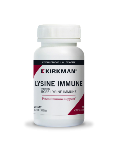 Rose Lysine Immune - 60 Capsules | Kirkman Labs – officiële productafbeelding 2
