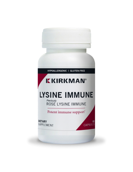 Rose Lysine Immune - 60 Capsules | Kirkman Labs – officiële productafbeelding 2