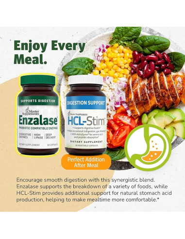Enzalase – 50 Capsules | Master Supplements