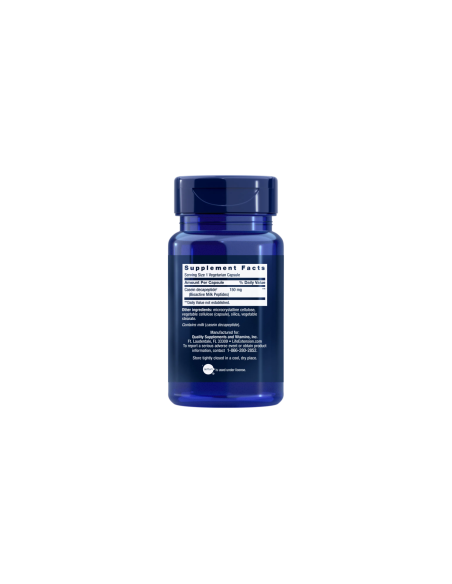 Bioactive Milk Peptides, 30 cápsulas – etiqueta posterior | Life Extension
