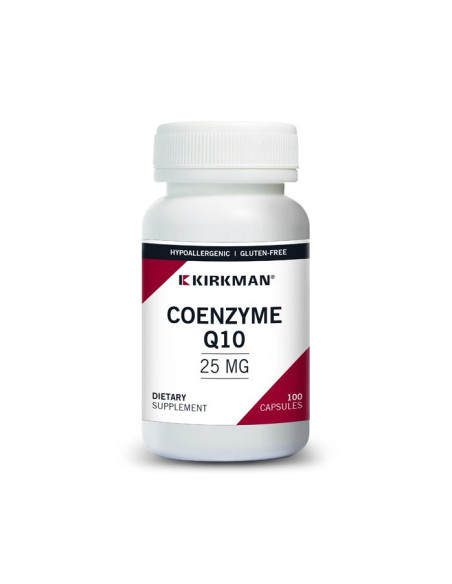 Coenzyme Q10 25 mg Capsules - Hypo - 100 Ct | Kirkman Labs