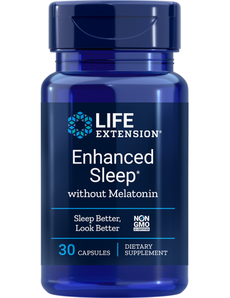 Enhanced Sleep without Melatonin - 30 capsules | Life Extension