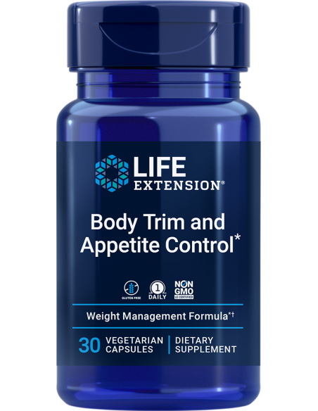 Body Trim and Appetite Control - 30 vegetarian capsules | Life Extension
