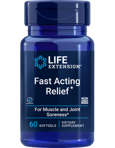 Fast Acting Relief - 60 softgels | Life Extension