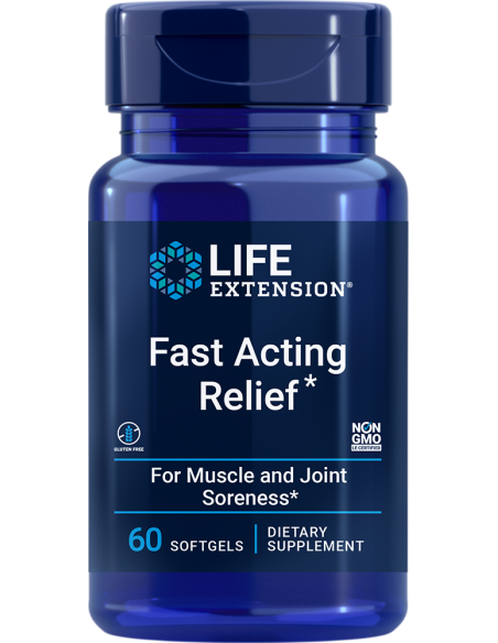 Fast Acting Relief - 60 softgels | Life Extension