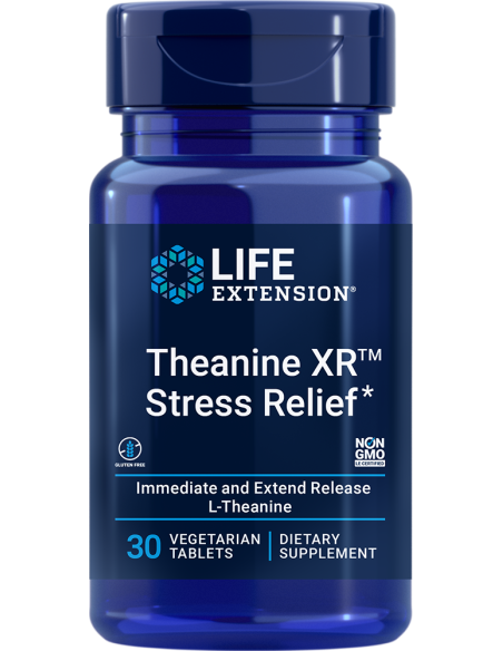 Theanine XR™ Stress Relief - 30 vegetarian tablets | Life Extension