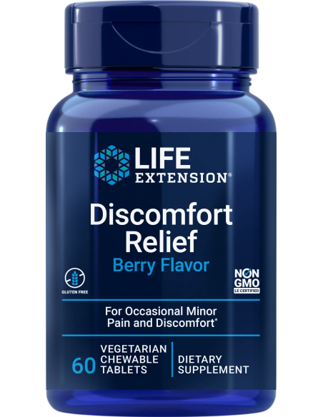Discomfort Relief - 60 chewable tablets | Life Extension