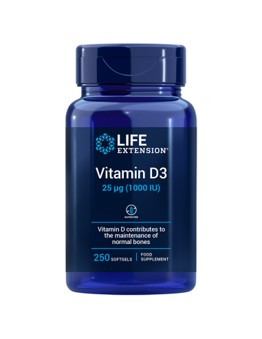 Vitamin D3, EU - 250 softgels | Life Extension