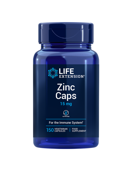 Zinc Caps, EU - 150 vegetarian capsules | Life Extension